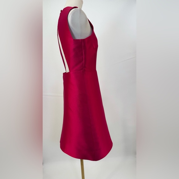 Kate Spade NY Hot Pink Peekaboo Back Sheath/A-Line Dress Size 6 - Picture 3 of 11